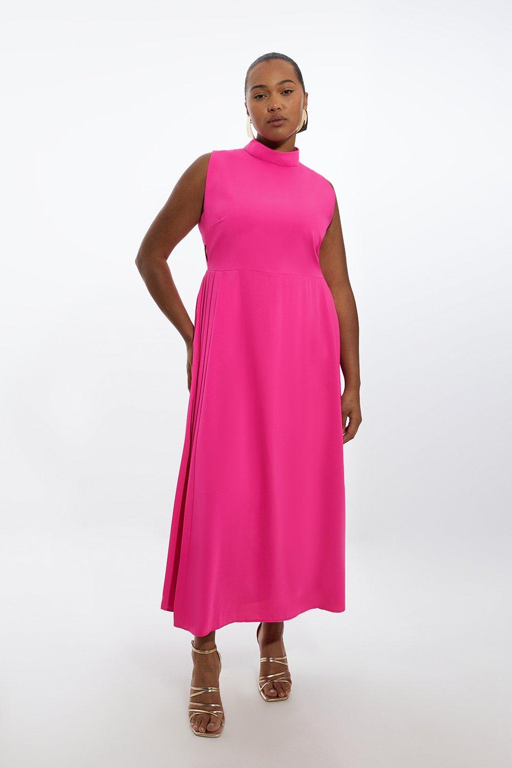 ◆KAREN MILLEN◆カラーブロックテーラードジャンプスーツ/ pink Karen Millen】カラー ブロック テーラード ジャンプ スーツ